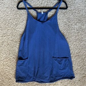 FP Movement by Free People Denim Blue Hot Shot Mini Dress